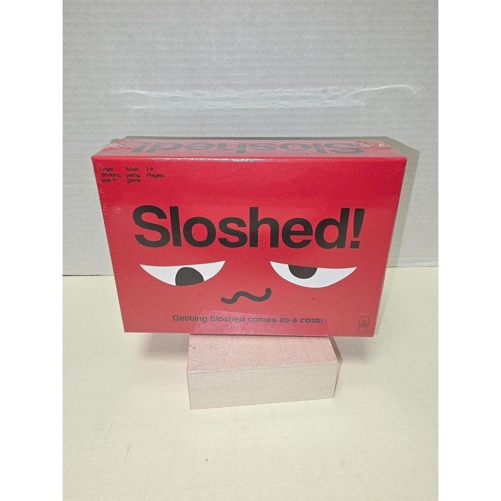 Sloshed! Adult Drinking Card Game by Lucky Egg, featuring 200 cards and a crown